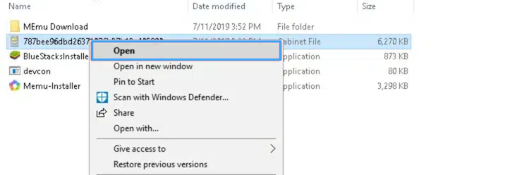 Cách tạo card loopback trên Windows 47 Vào file vừa download về