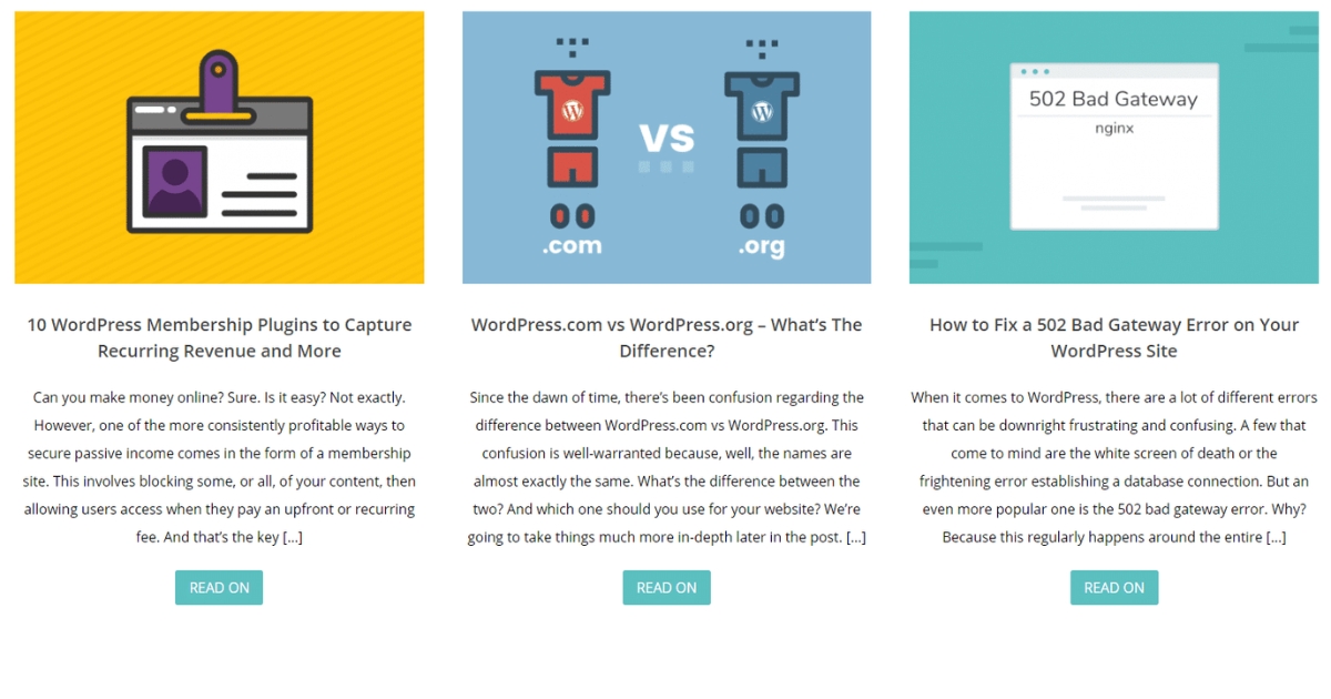 WordPress sẽ tự động lấy khoảng 55 từ đầu tiên