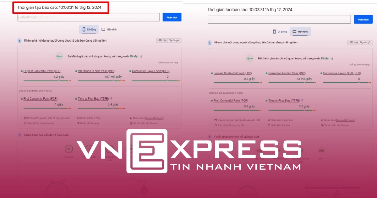 Sản phẩm maxspeed hosting vietnix xuất hiện trên báo vnexpress