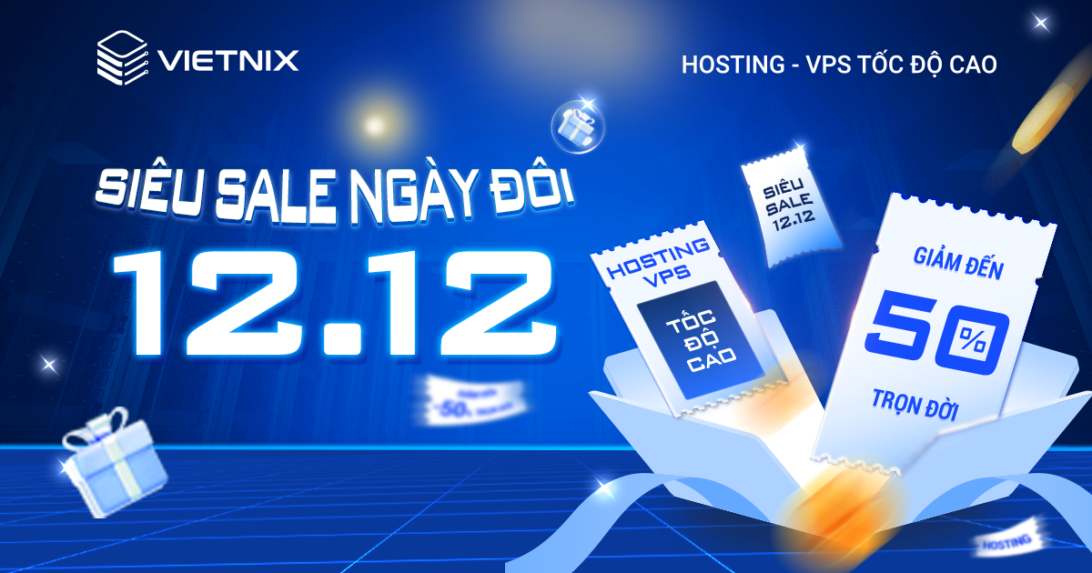 khuyến mãi 12/12 vietnix