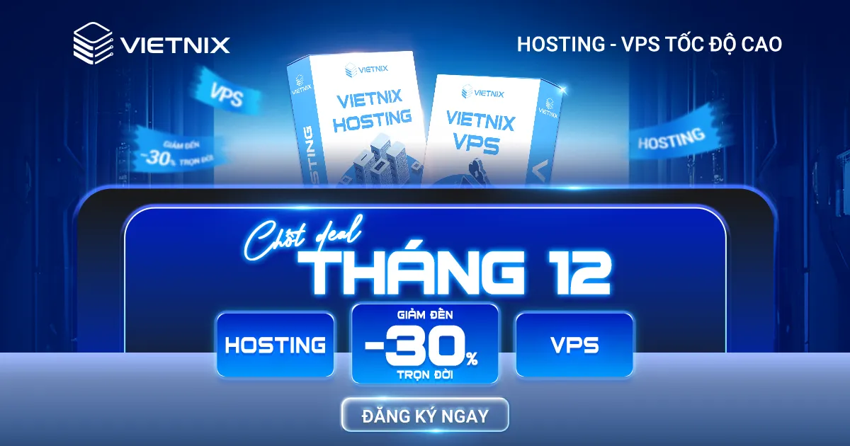 chương trình khuyến mãi tháng 12