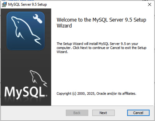 Hướng dẫn cài đặt MySQL trên Windows Server chi tiết, nhanh chóng 30 Chọn Next để bắt đầu
