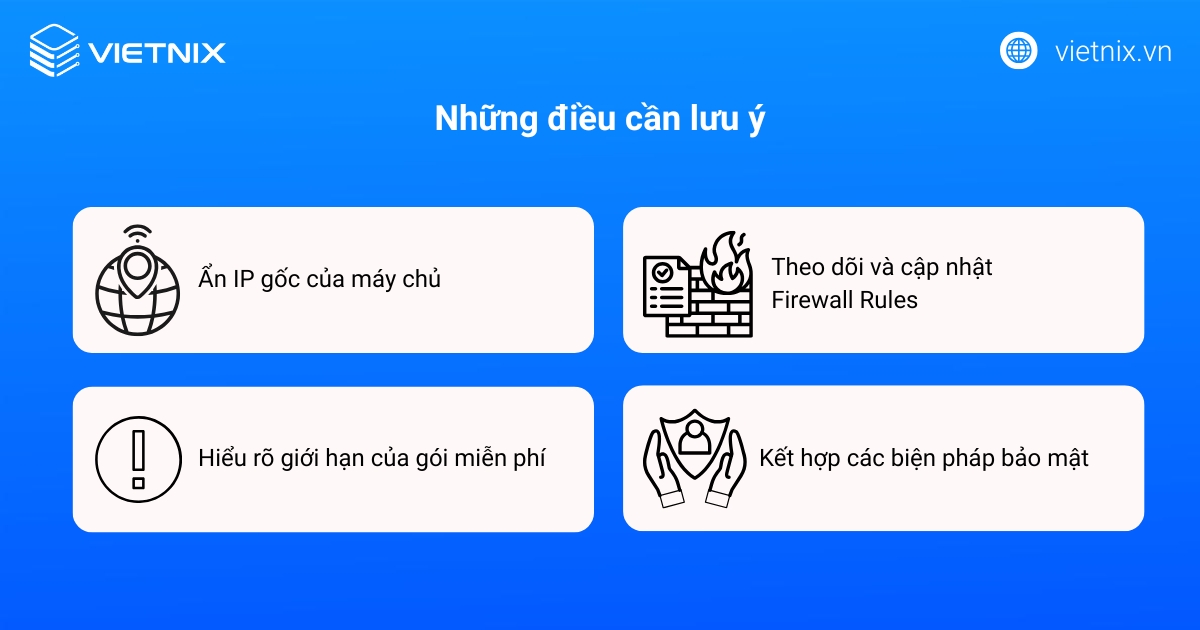 Những điều cần lưu ý