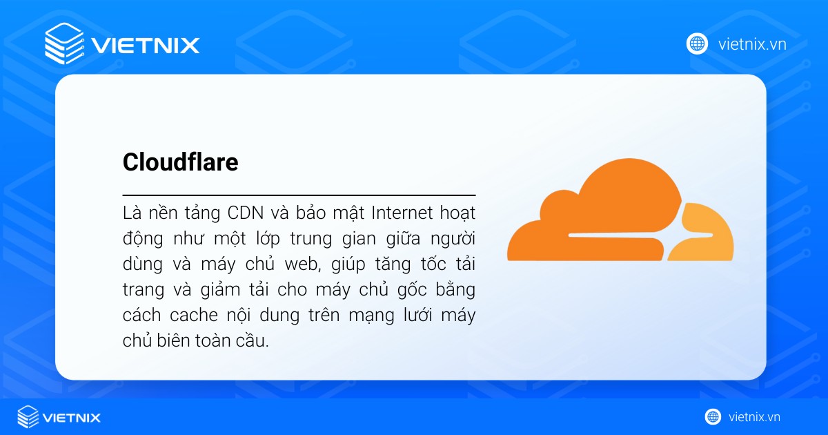 Cloudflare là nền tảng CDN và bảo mật Interne