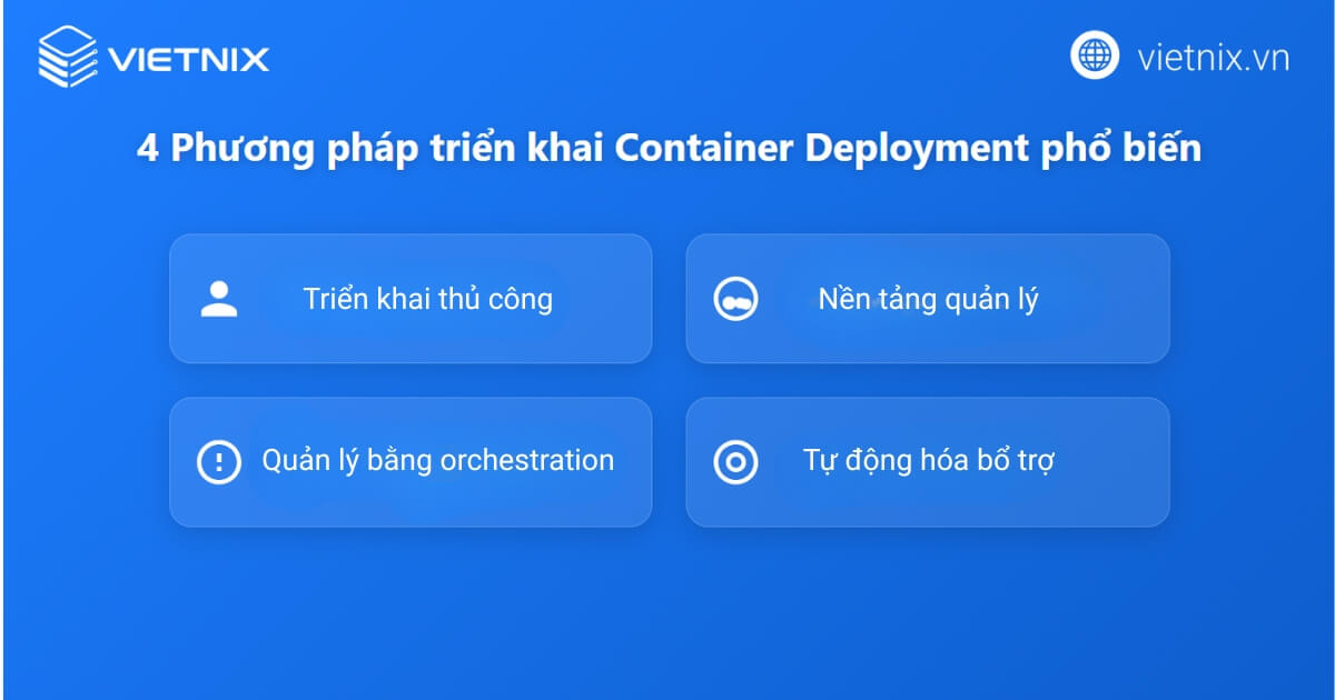Cách triển khai container deployment