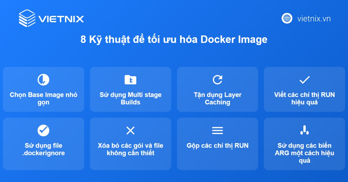 Cách tối ưu hóa Docker Image
