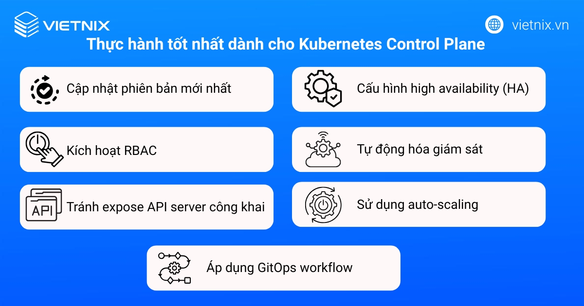 Thực hành tốt nhất dành cho Kubernetes Control Plane