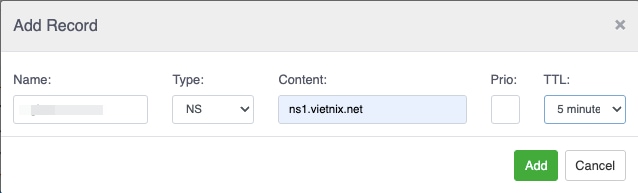 Bạn điền các thông số chính xác