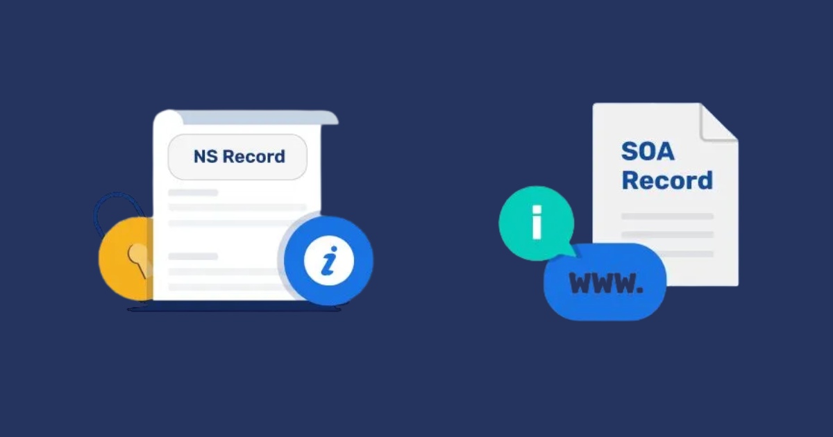 Phân biệt NS records với SOA record