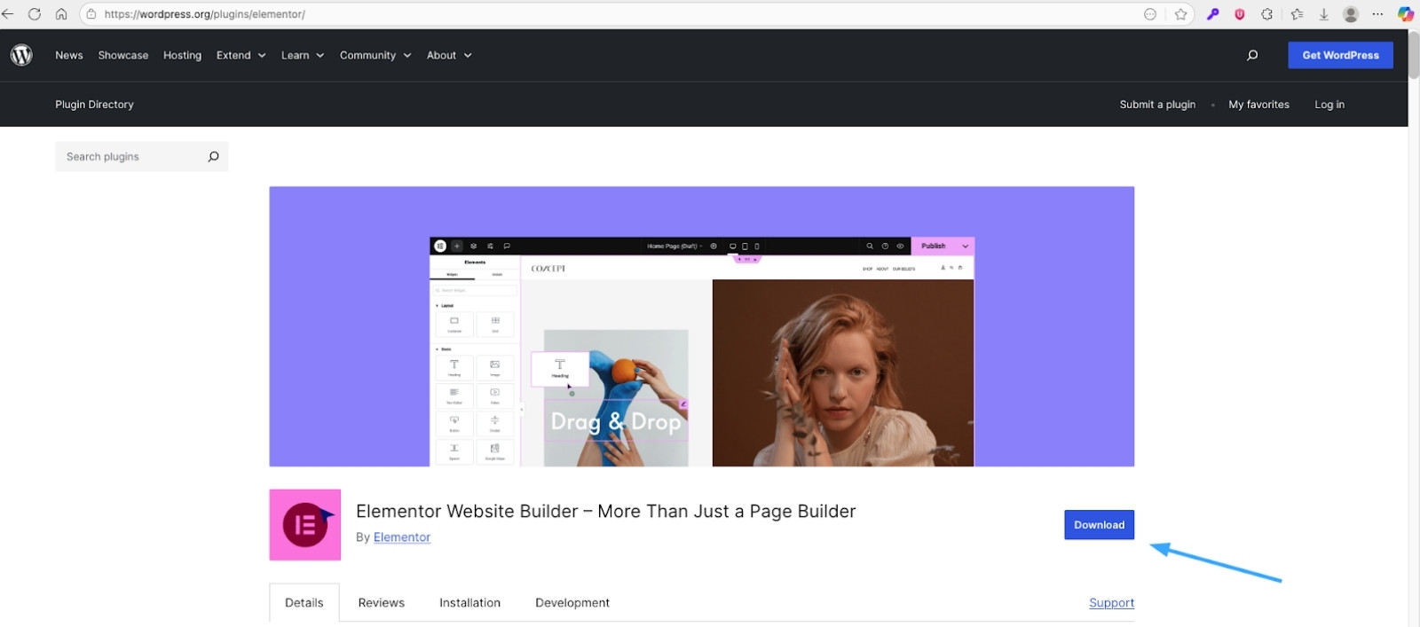 Bạn có thể thử tải plugin trực tiếp từ WordPress.org