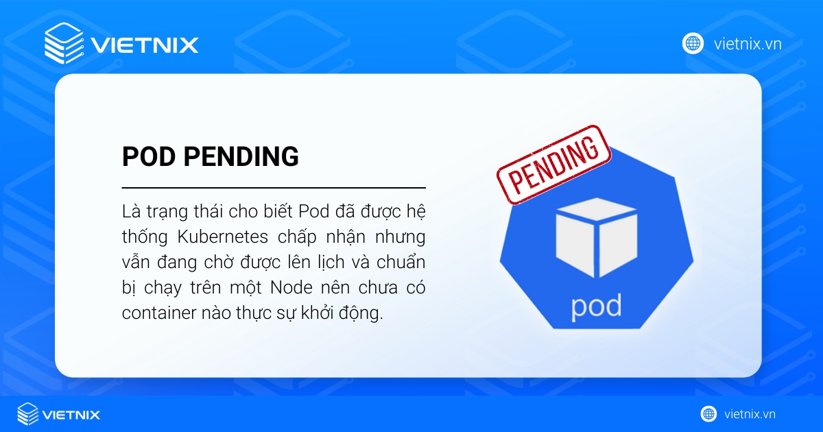 Trạng thái Pending của Pod