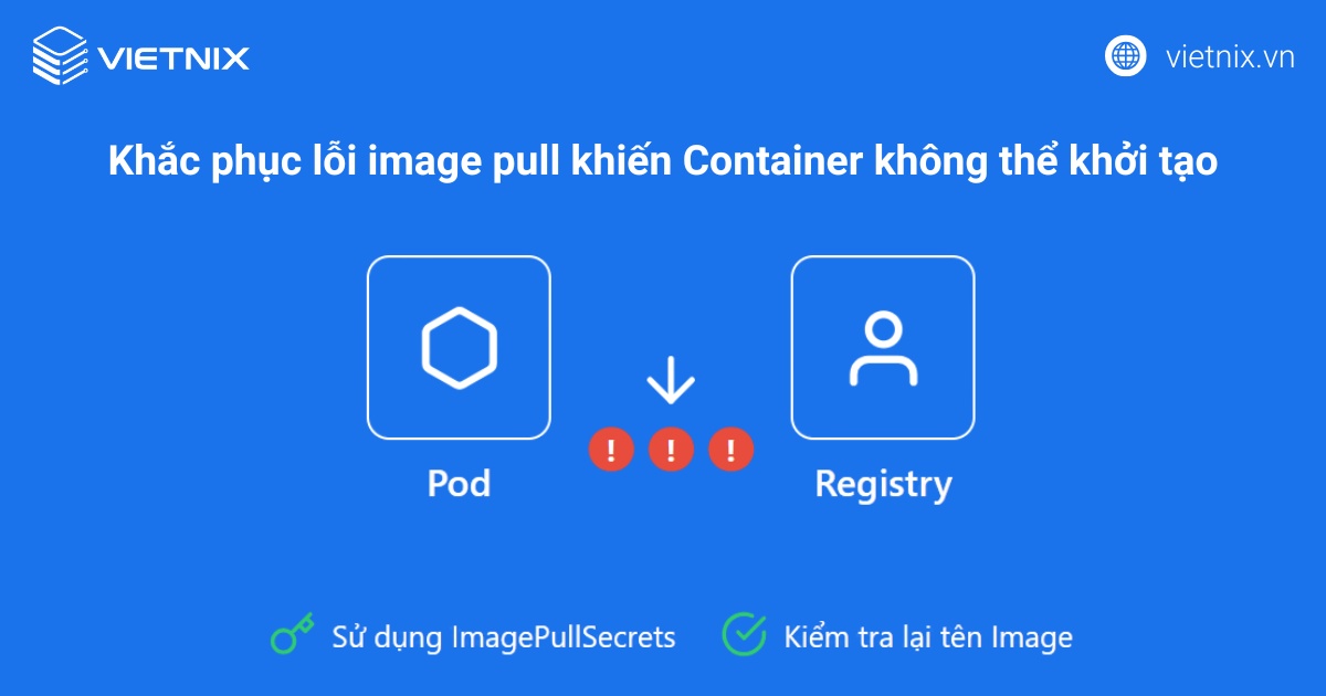 Khắc phục lỗi image pull