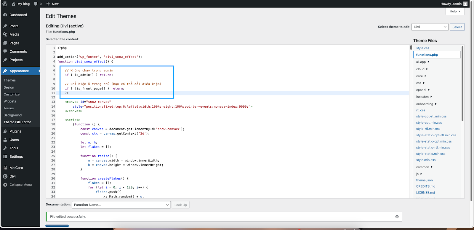 Bạn có thể chọn hiển thị ở trang chủ
