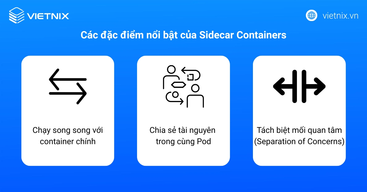 Sidecar Containers là gì? Đặc điểm chính và cách hoạt động của Sidecar Containers 14 Các đặc điểm nổi bật của Sidecar Containers