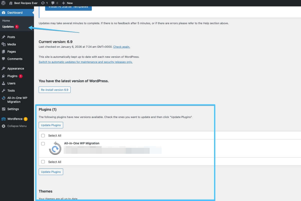 Bạn hãy đánh dấu chọn tất cả các mục này.