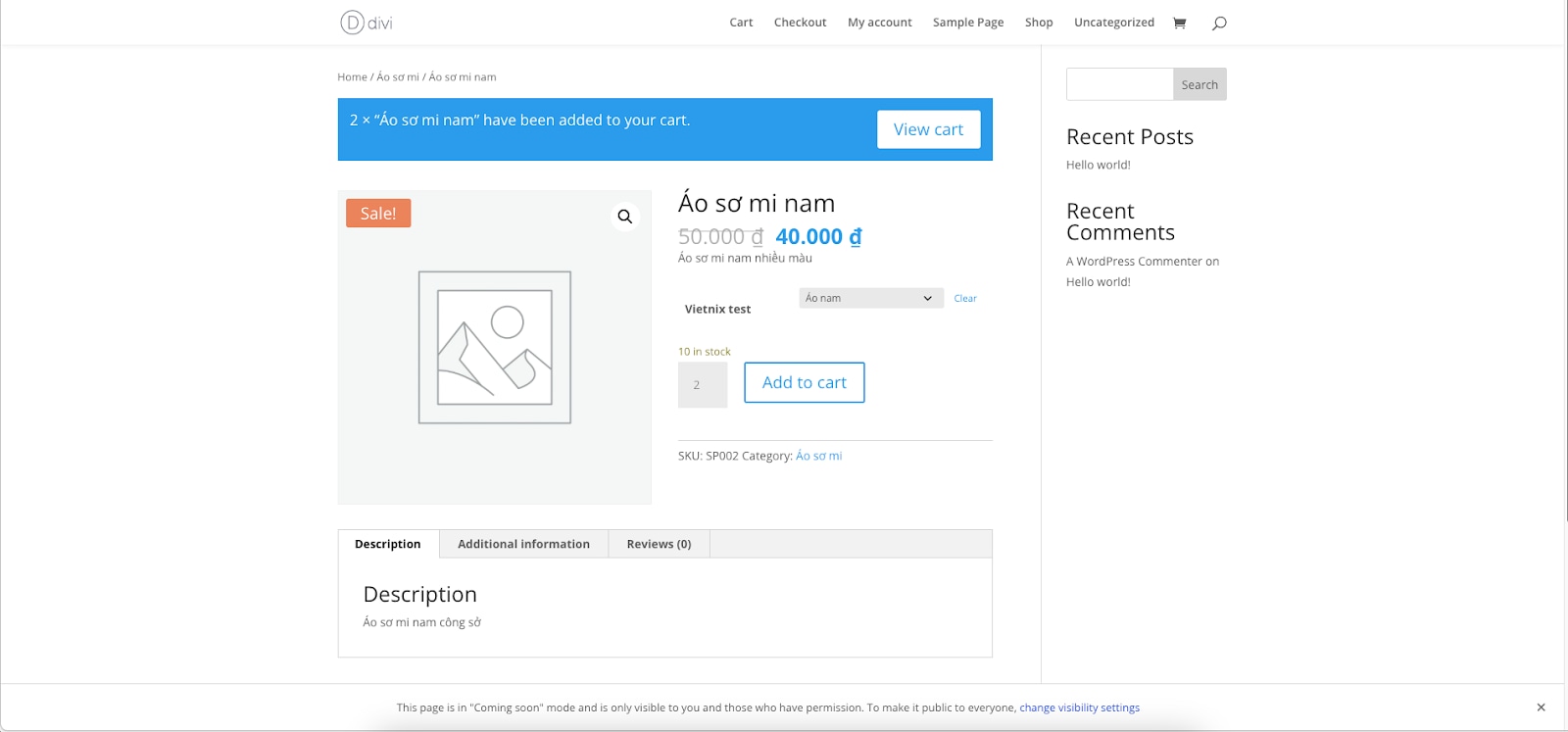 Bạn kéo lên trên cùng và bấm Update hoặc Publish bài viết.