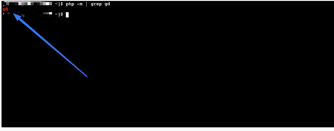 Kiểm tra server đã cài thư viện PHP-GD
