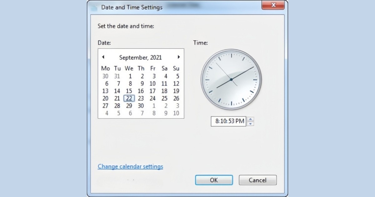 Kiểm tra và chỉnh lại thời gian, múi giờ trên hệ điều hành