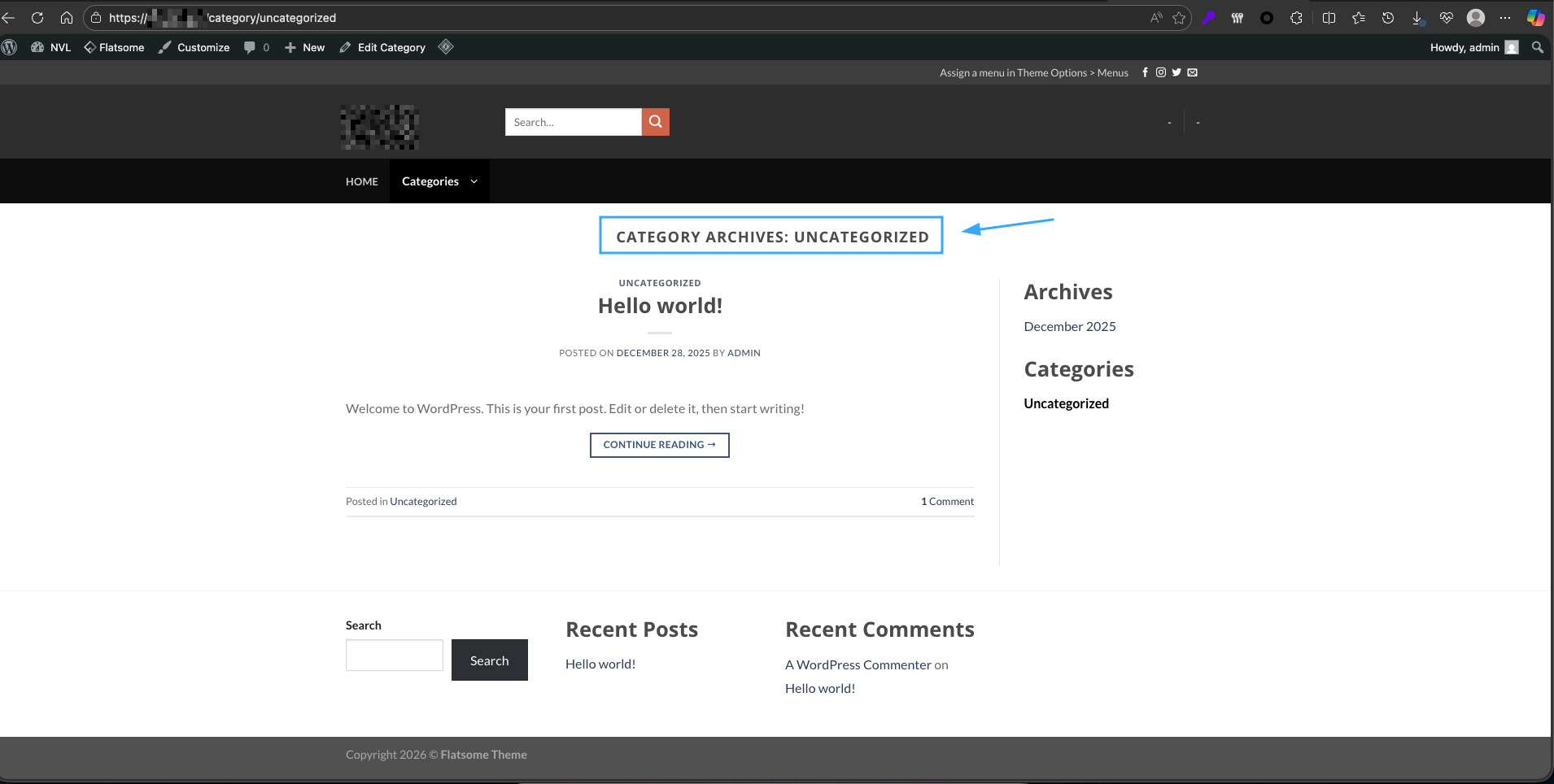 Category Archives trên website