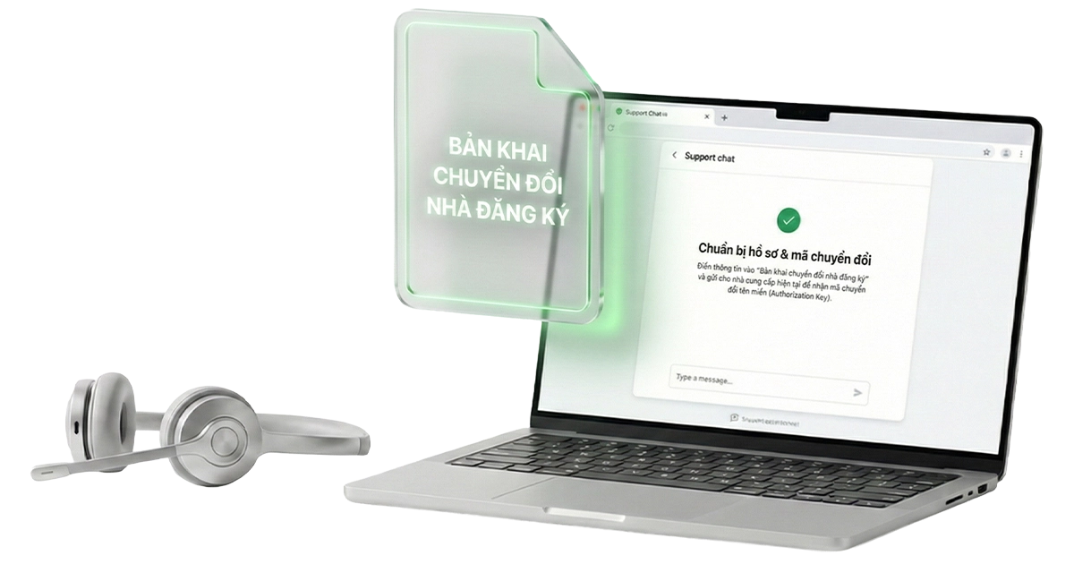 Chuẩn bị hồ sơ và mã chuyển đổi