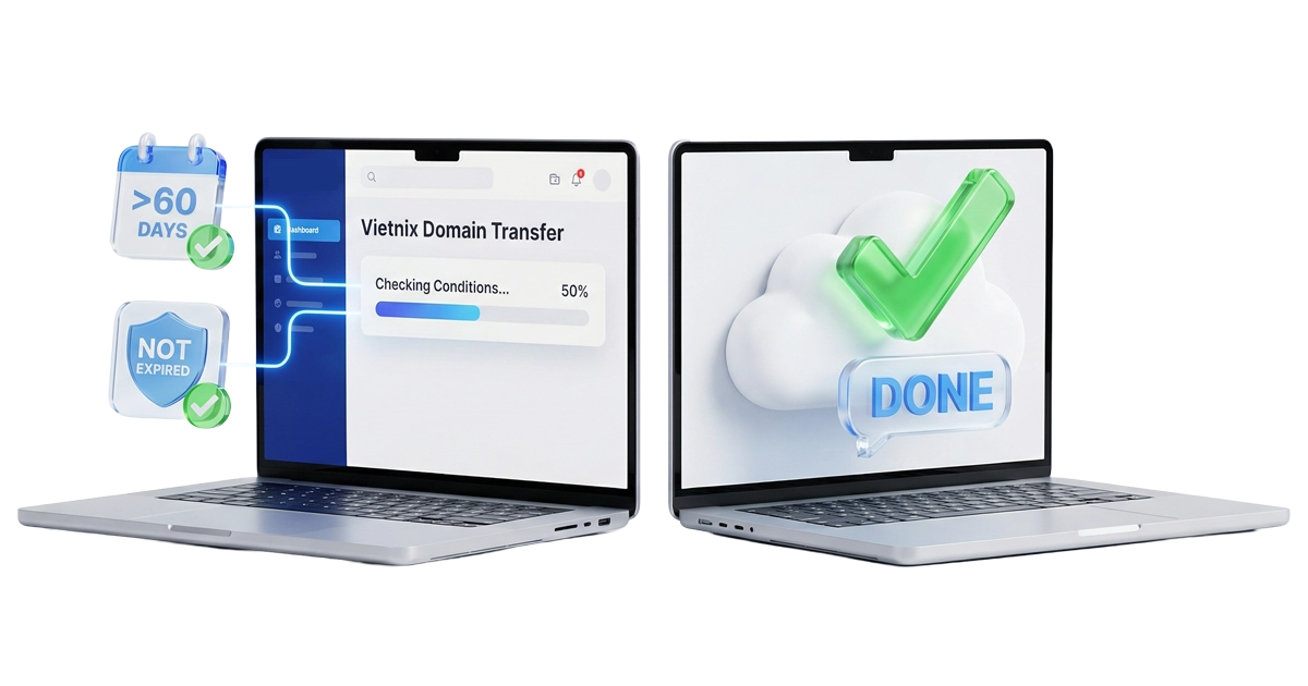 Vietnix kiểm tra và tiến hành chuyển giao