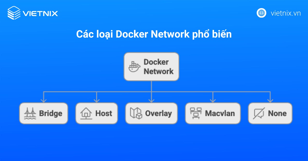 Các loại Docker Network phổ biến