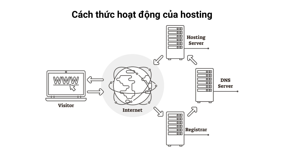 Cách thức hoạt động của hosting