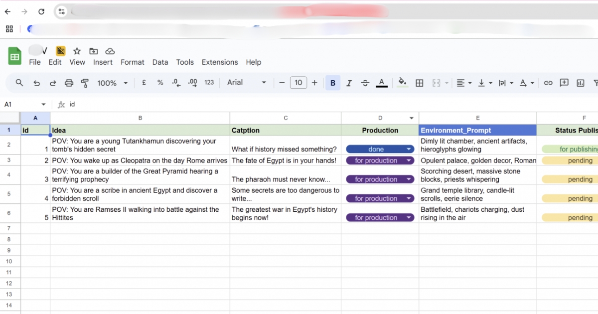 Hướng dẫn kết nối Google Sheet với n8n đơn giản, nhanh chóng 46 Trong ví dụ này, file Google Sheets đã có sẵn dữ liệu nên bạn chỉ cần sao chép URL của sheet đó