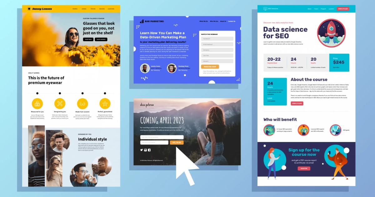 Landing page hoàn toàn có thể được tối ưu để lên thứ hạng trên Google