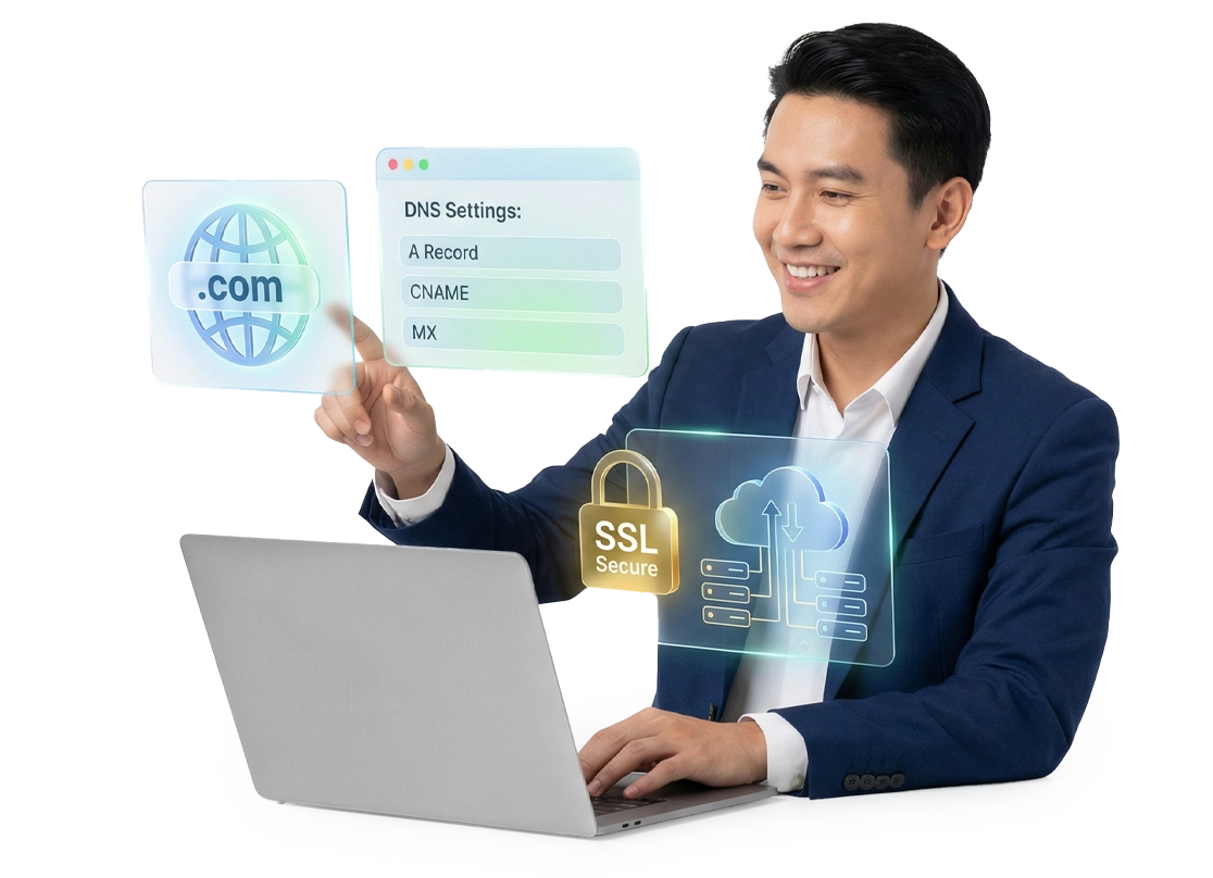 Quản lý tên miền dễ dàng