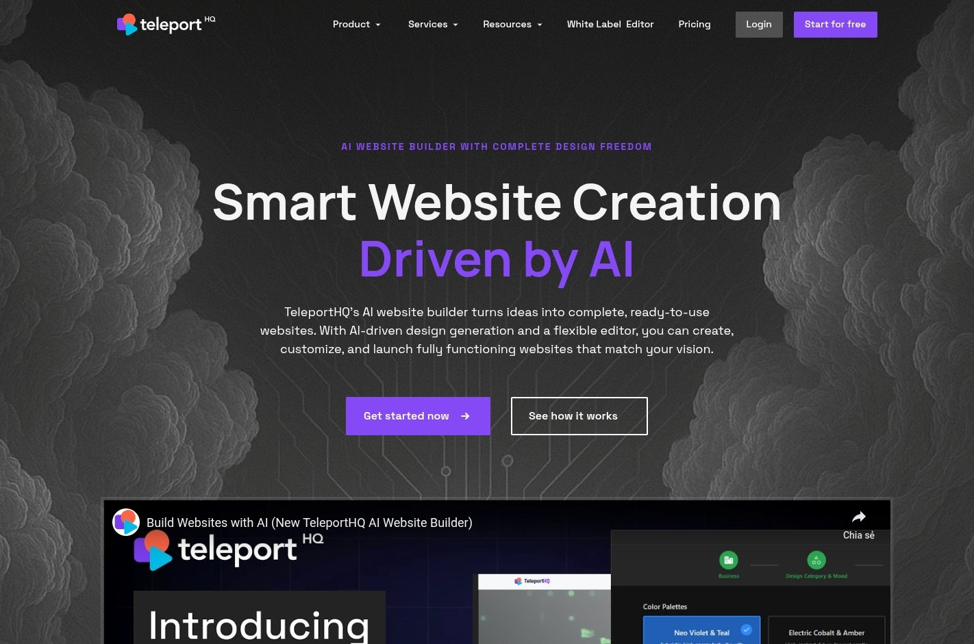 TeleportHQ giúp tối ưu tốc độ lập trình website mà vẫn kiểm soát thiết kế và mã nguồn