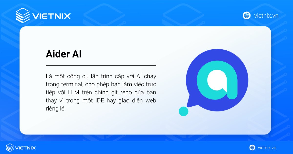 Aider AI là một công cụ lập trình cặp với AI chạy trong terminal