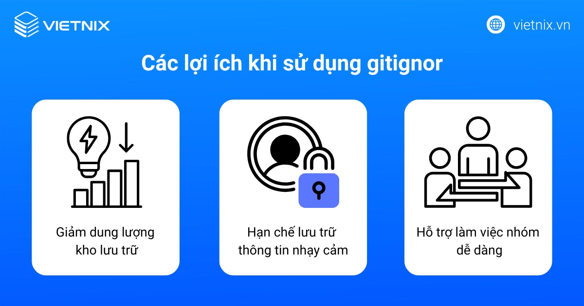 Lợi ích khi sử dụng gitignor