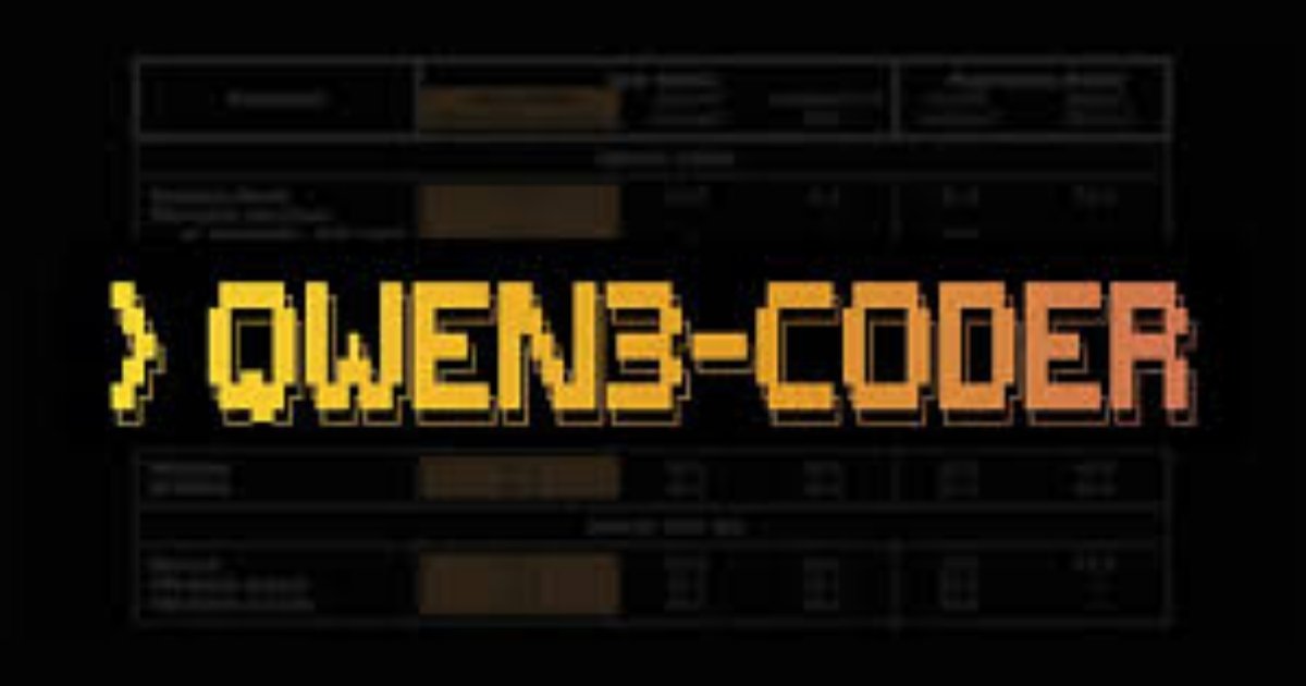 Qwen3-Coder-480B là mô hình chuyên cho lập trình, dùng kiến trúc MoE với 480B tham số tổng