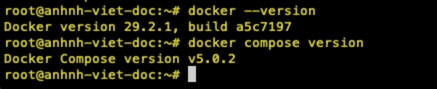 Bạn có thể dùng lệnh docker --version để kiểm tra hoạt động của Docker