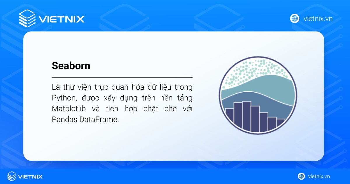 Seaborn là thư viện trực quan hóa dữ liệu trong Python, được xây dựng trên nền tảng Matplotlib