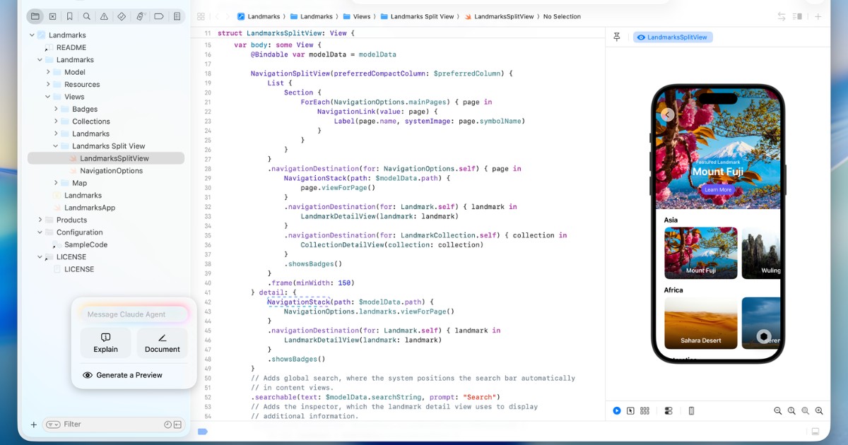 Xcode với giao diện dễ triển khai cho người dùng mới