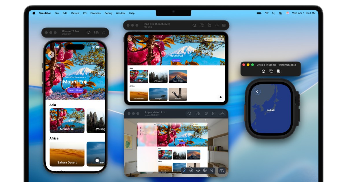 Xcode luôn tối ưu cho nền tảng Apple