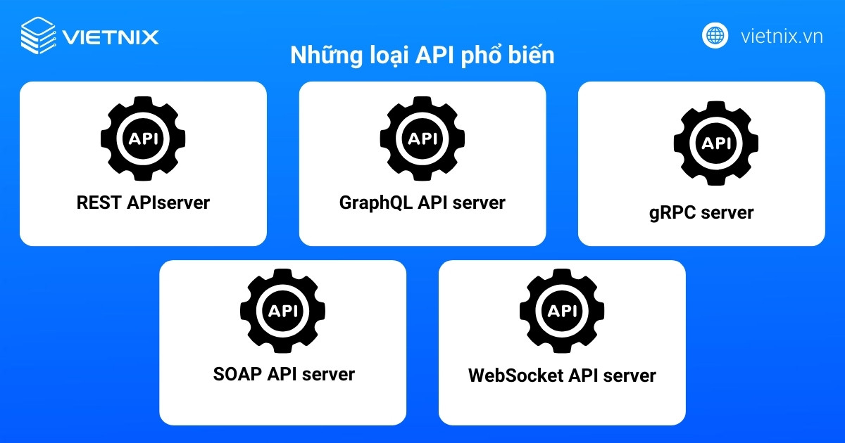 Những loại API phổ biến