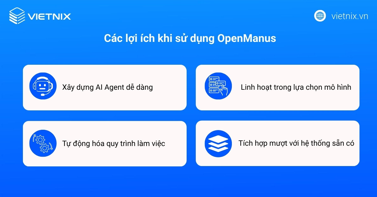 Các lợi ích khi sử dụng OpenManus