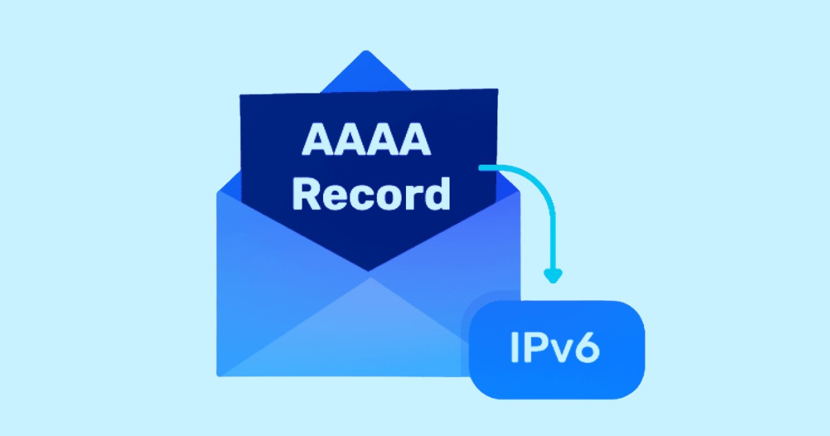 Bản ghi AAAA ánh xạ tên miền tới địa chỉ IPv6 (Nguồn: Internet)