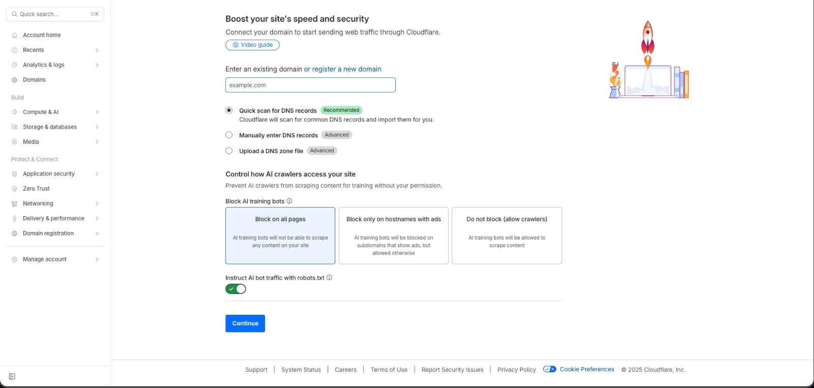 Bạn cần thêm tên miền vào Cloudflare