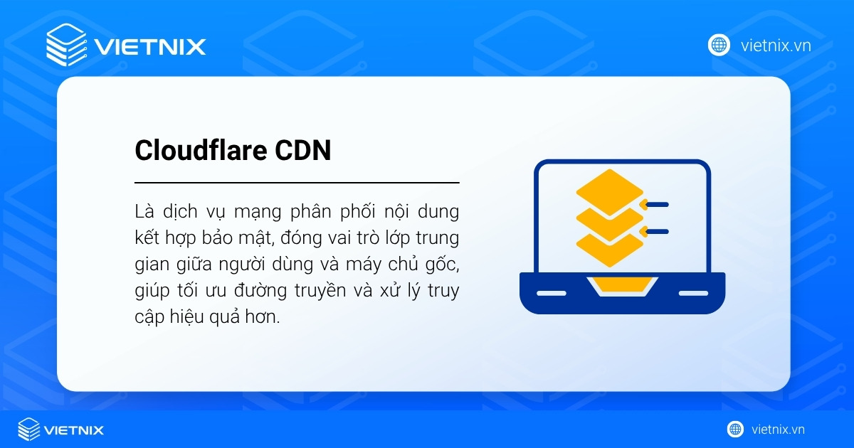 Cloudflare CDN là dịch vụ mạng phân phối nội dung kết hợp bảo mật