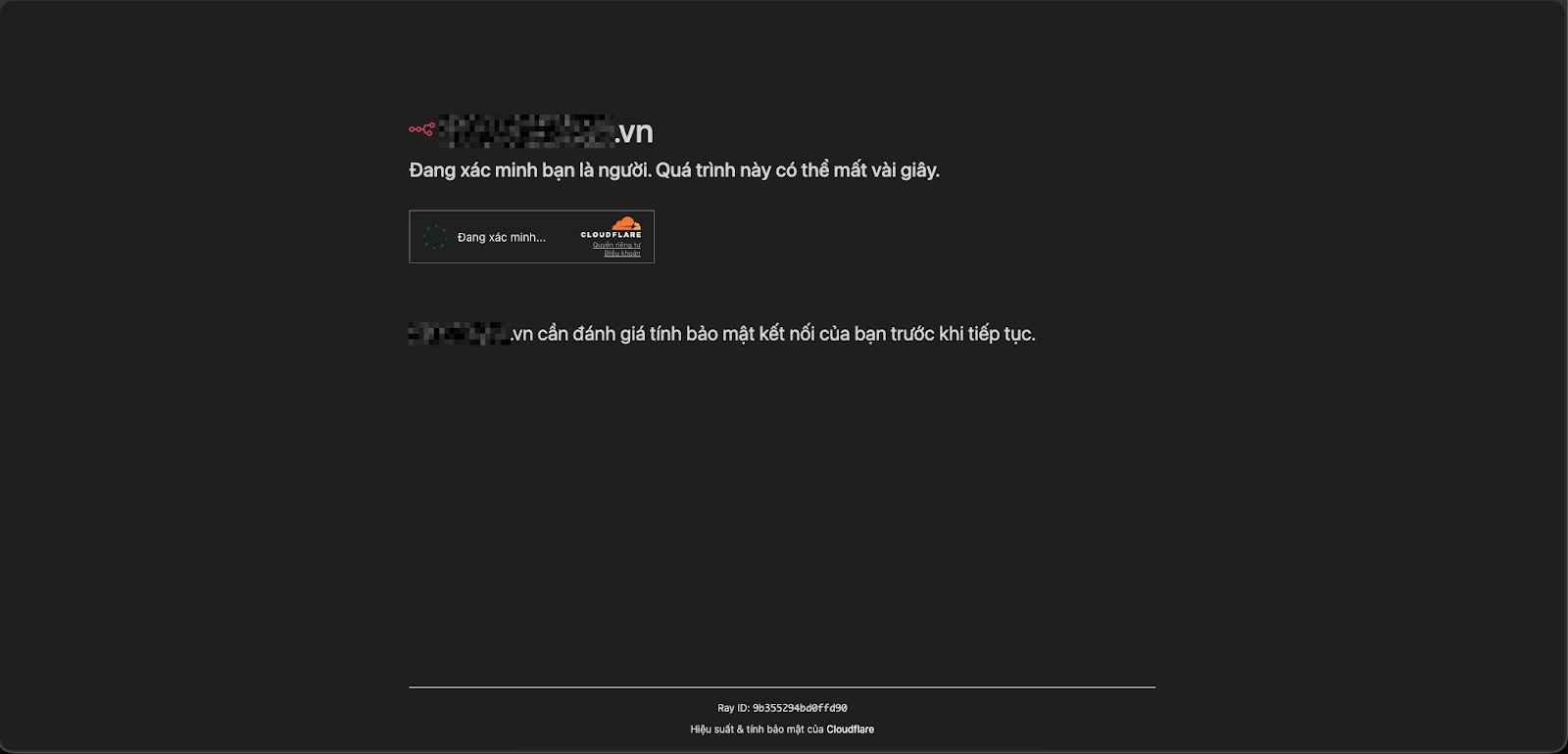 Bạn tiến hành xác minh là con người