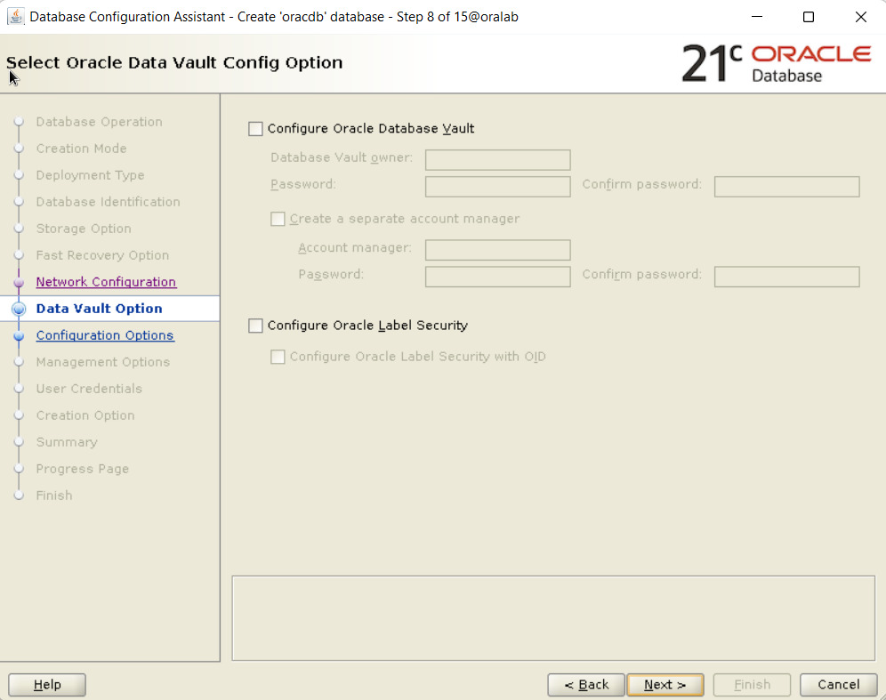 Container Database là gì? Quy trình tạo Container Database bằng DBCA 40 Chọn thêm các tính năng như Database Vault