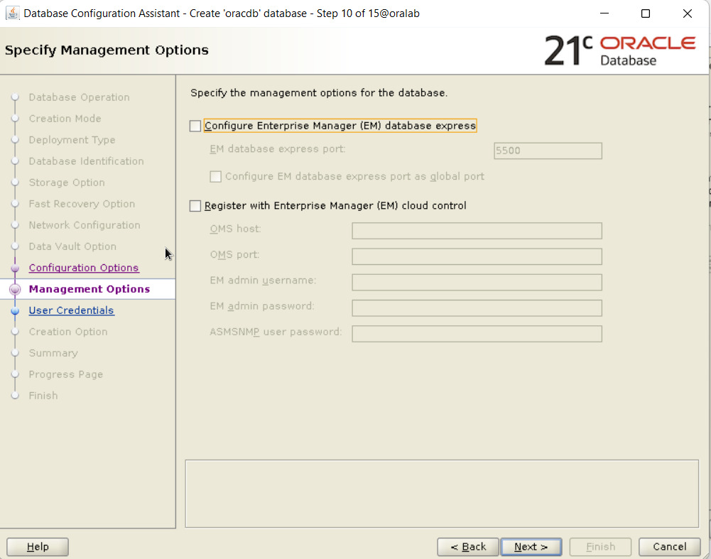 Container Database là gì? Quy trình tạo Container Database bằng DBCA 43 Cấu hình EM Express