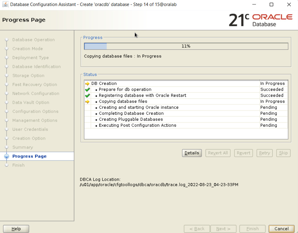 Container Database là gì? Quy trình tạo Container Database bằng DBCA 46 Tạo Container Database và các PDB theo cấu hình