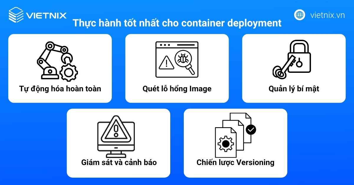 Thực hành tốt nhất cho container deployment