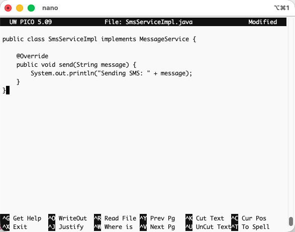 File SmsServiceImpl.java
