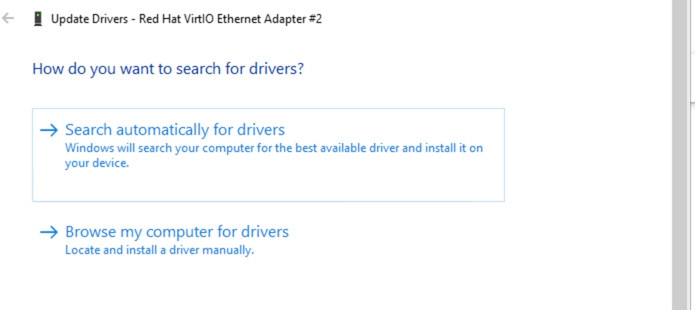 Bạn cần chọn Search automatically for drivers